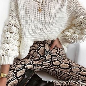 Zara | Jeans | Zara Snakeskin Print High Rise Skinny Jeans 34 | Poshmark